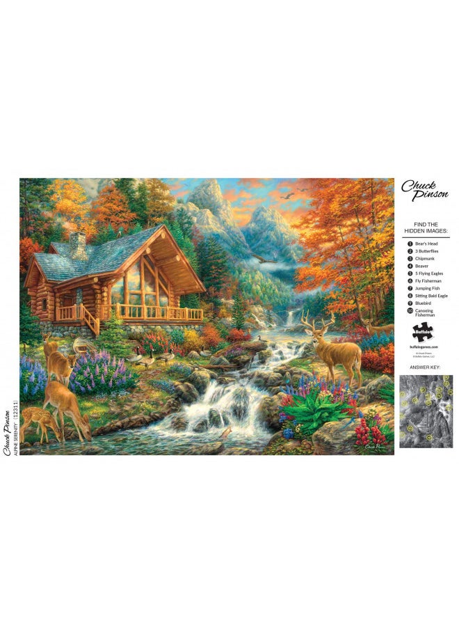 Buffalo Games - Alpine Serenity - 1000 Piece Jigsaw Puzzle with Hidden Images
