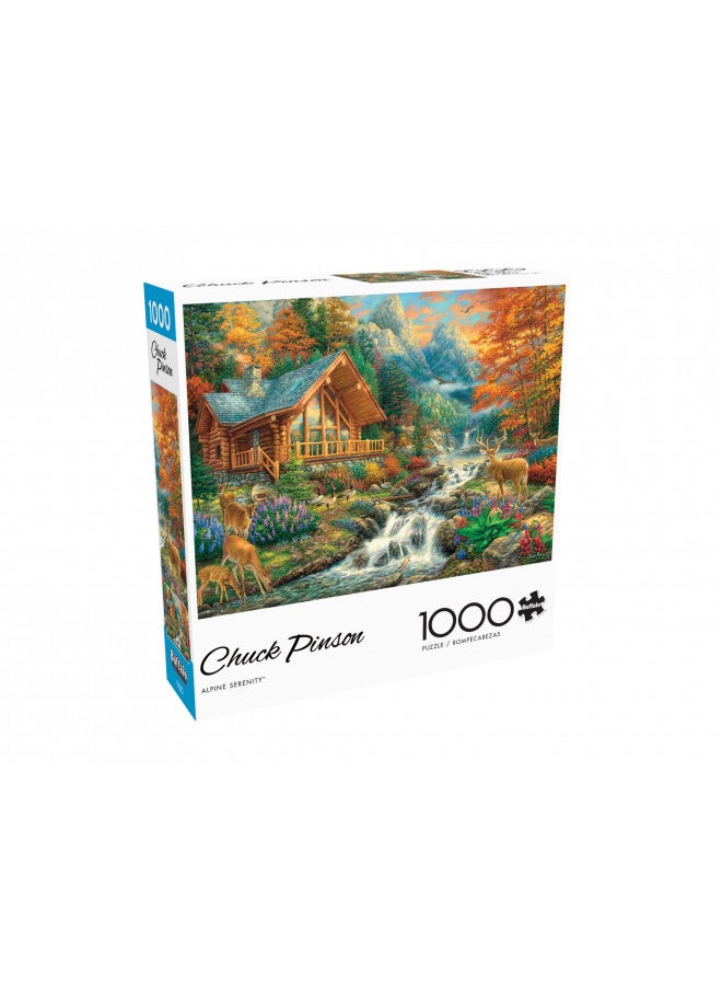 Buffalo Games - Alpine Serenity - 1000 Piece Jigsaw Puzzle with Hidden Images