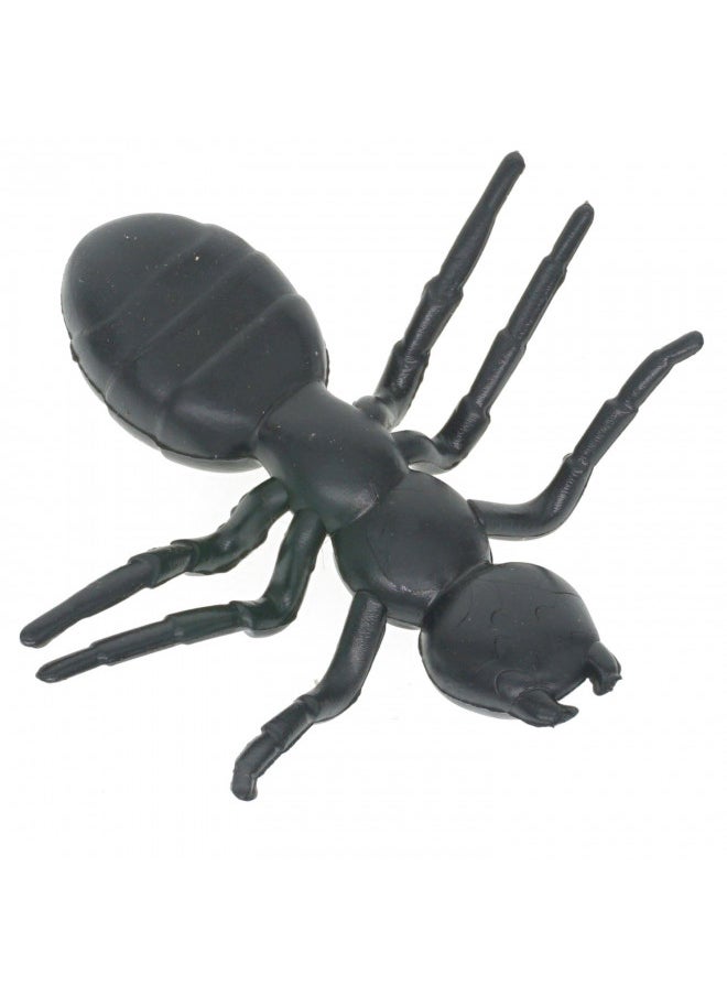 Cooplay 20pcs Fake Big Ant GiantAnts Queen Black Plastic Mock Reptile Insects Joke Toys Prank Scary Trick Tricky Brains for Halloween Party