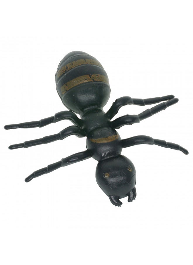 Cooplay 20pcs Fake Big Ant GiantAnts Queen Black Plastic Mock Reptile Insects Joke Toys Prank Scary Trick Tricky Brains for Halloween Party