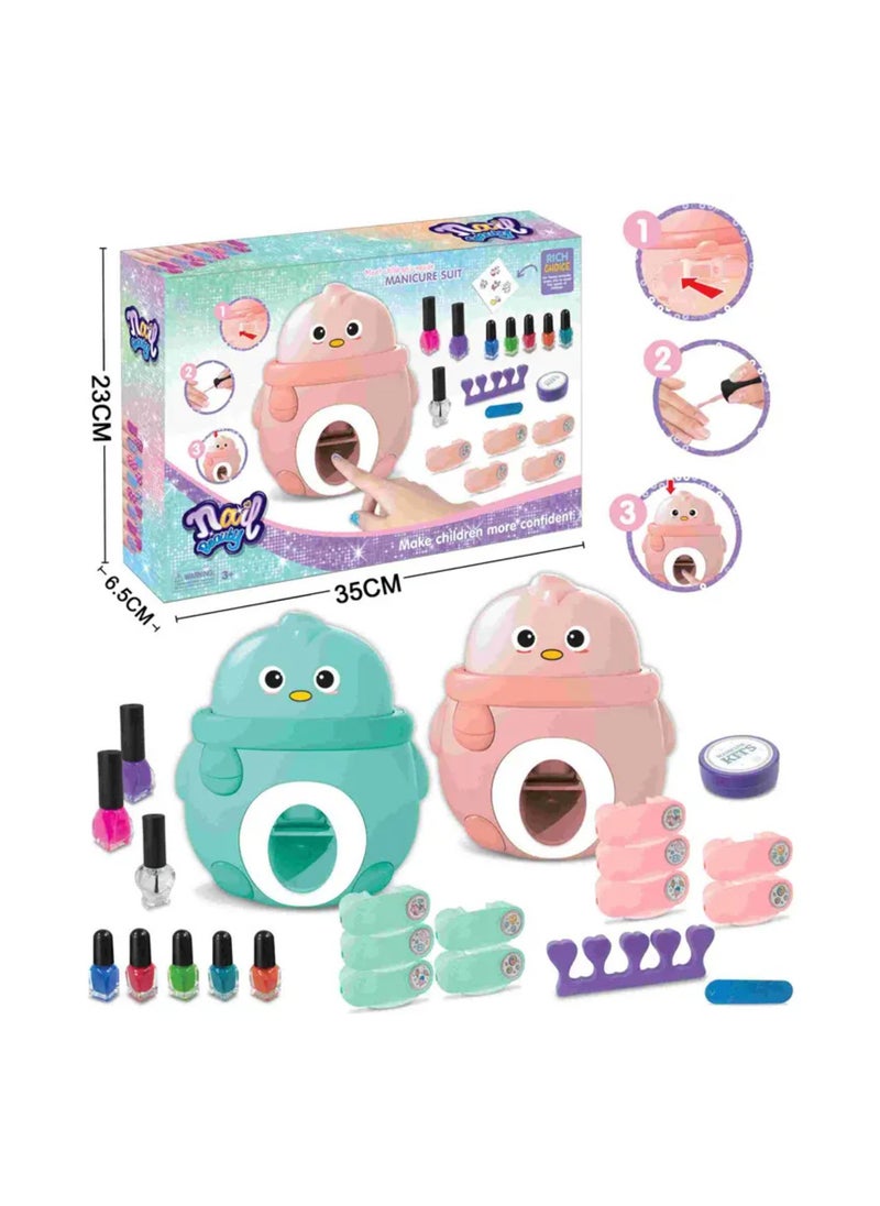 Nail Styling Machine Cosmetic Play Set for Children.