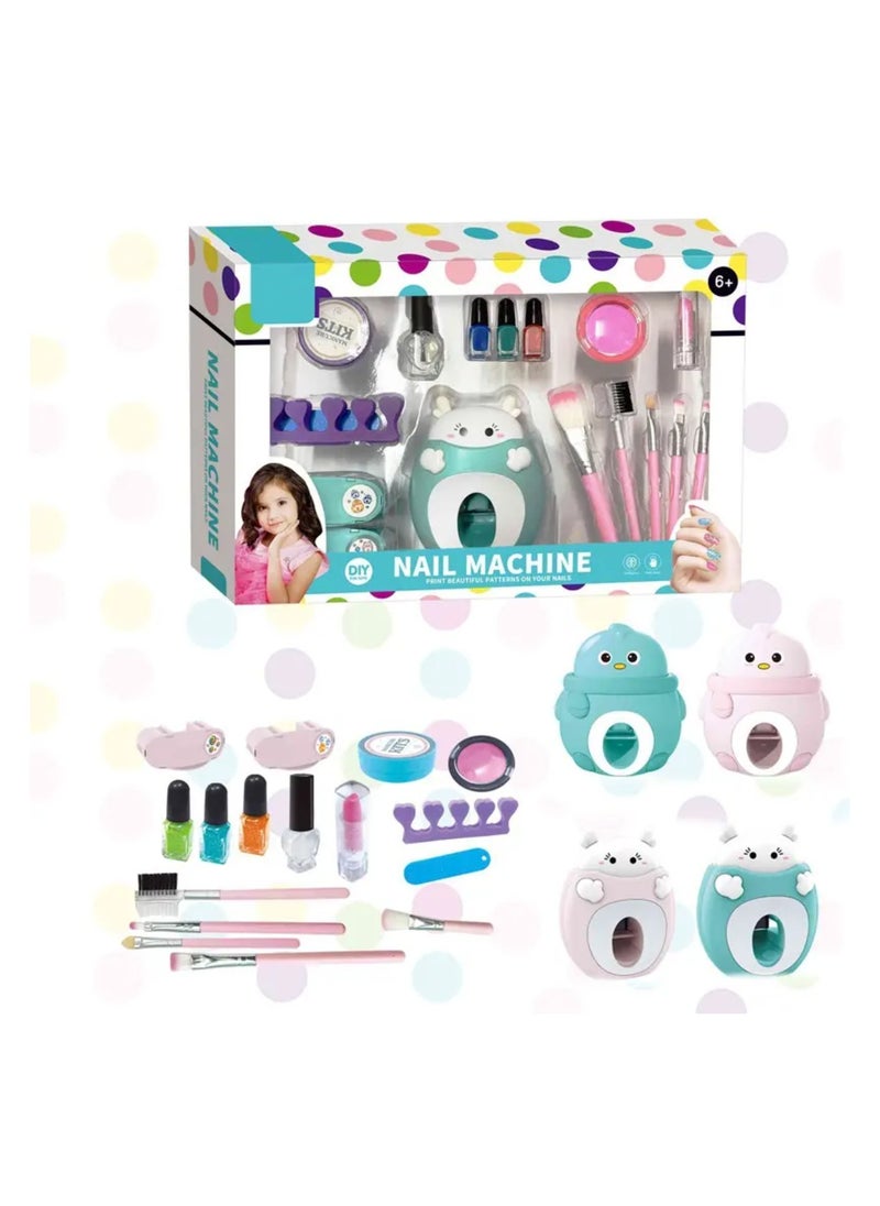 Nail Styling Machine Cosmetic Play Set for Children.