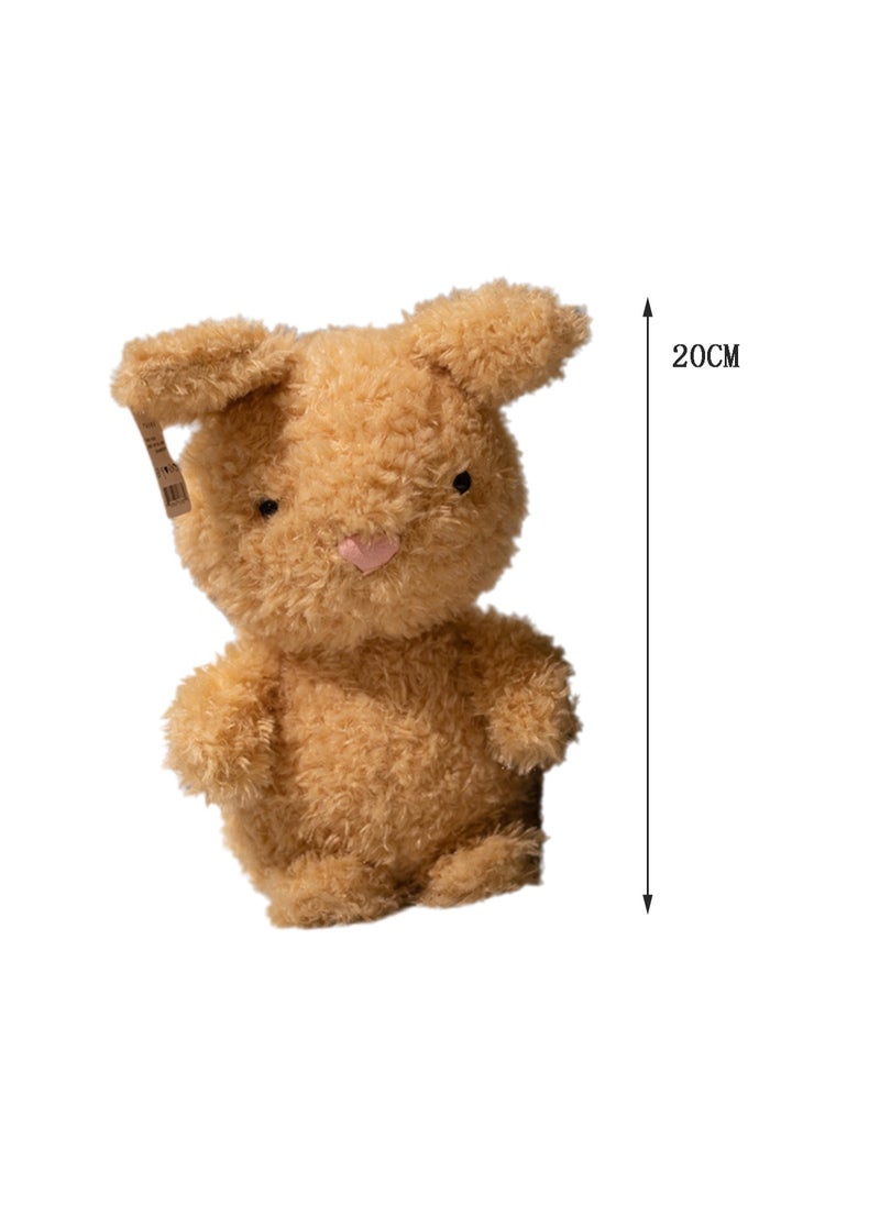 20 CM Cute Rabbit Plush Toy Soft Stuffed Animal Mini Doll For Girls And Boys All Ages Gift