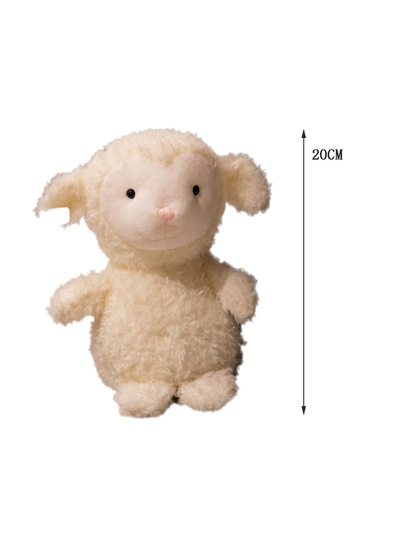 20 CM Cute lamb Plush Toy Soft Stuffed Animal Mini Doll For Girls And Boys All Ages Gift