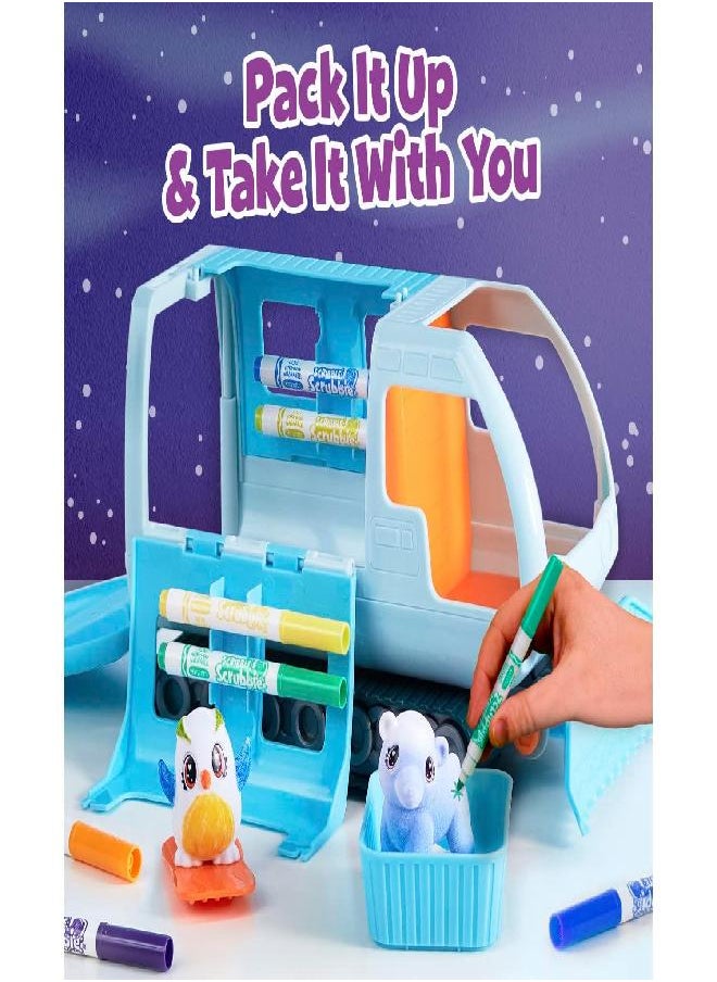 Crayola Scribble Scrubbie Pets Arctic Snow Explorer, Color & Wash Creative Toy, Gift for Kids, Age 3, 4, 5, 6