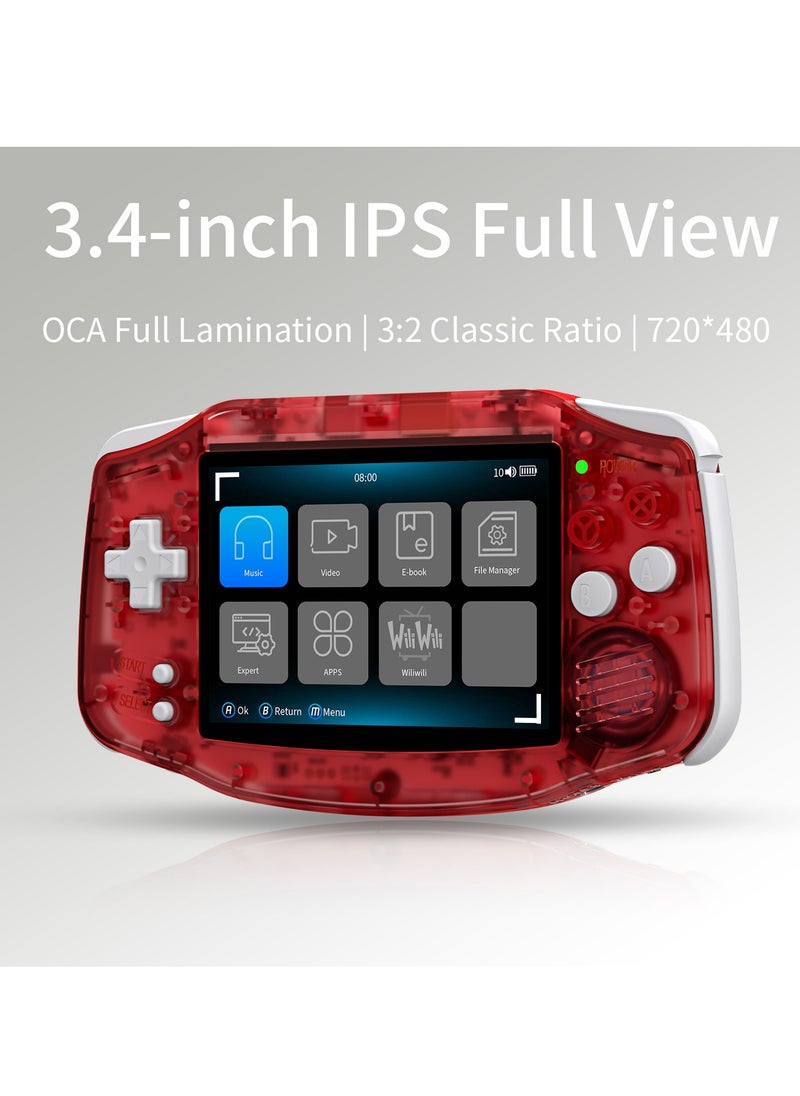 RG 34XX Handheld Game ConsoleH700 quad-core ARM  Android 13 3.4-inch IPS full-view angle 3500mAh 5G WIFI Bluetooth Retro Video Players（32G+128G）