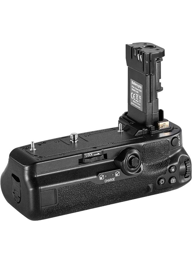 NEEWER Battery Grip Replacement for BG-R10 Compatible with Canon EOS R5 R5C R6 R6 Mark II Mirrorless Cameras, Powered by LP-E6/LP-E6N/LP-E6NH Batteries for Stable Vertical Shooting