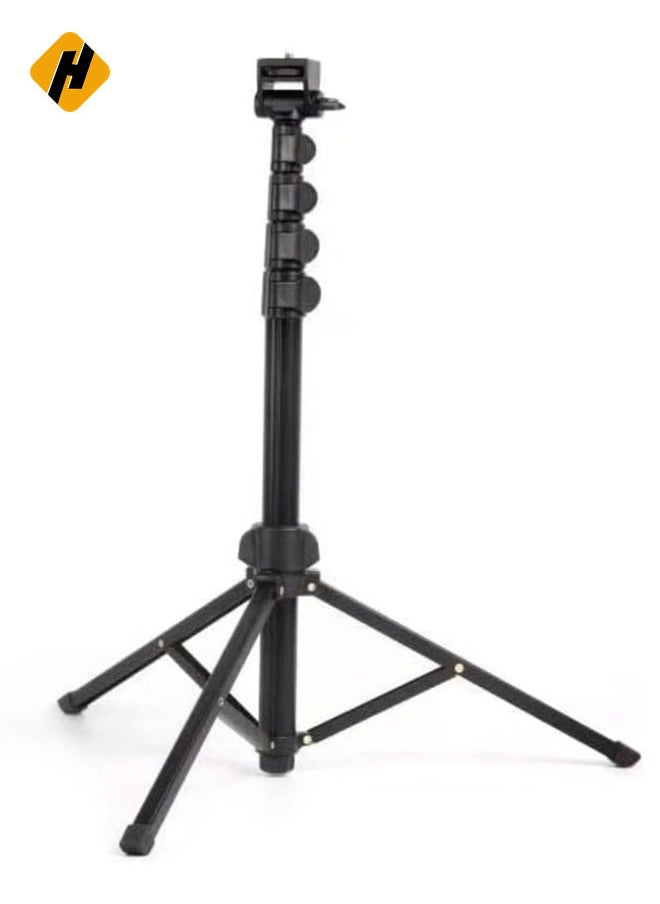 Jmary MT39 61inch Aluminum Extendable Cell Phone Tripod Stand with Selfie Stick Tripod and Phone Clip