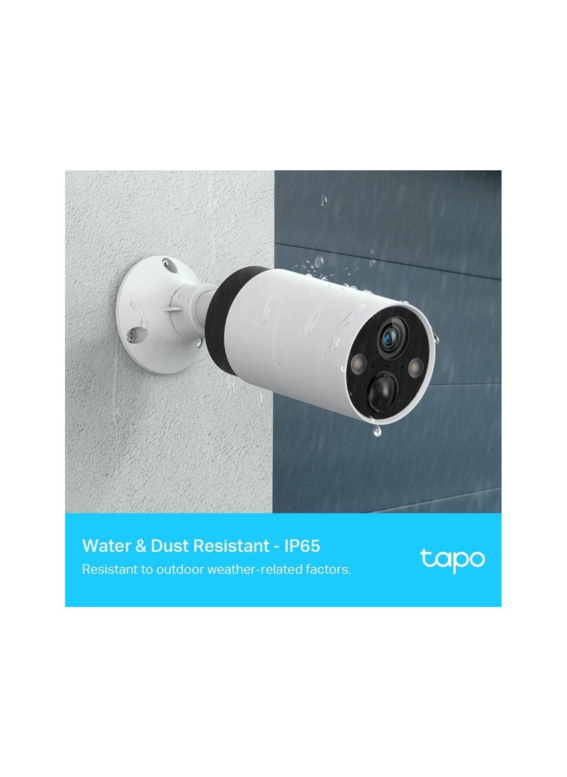 Tapo TP-Link Smart Wire-Free Security Camera System, 2K QHD, Rechargeable 180-Day Battery Life*, IP65 Water&Dust Resistant (C420S2)