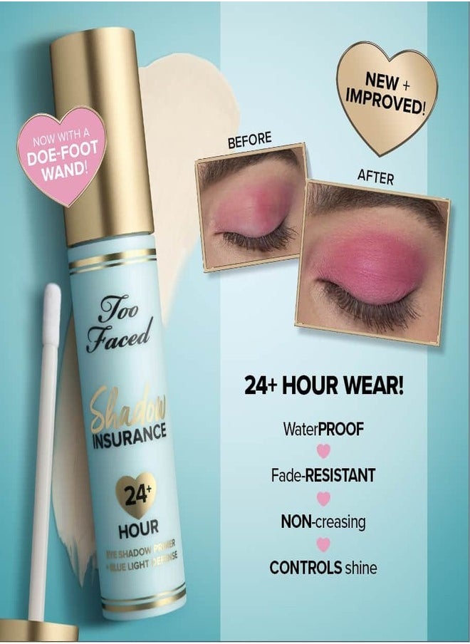 Too Faced Shadow Insurance 24-Hour Eyeshadow Primer - Translucent, 5.6g