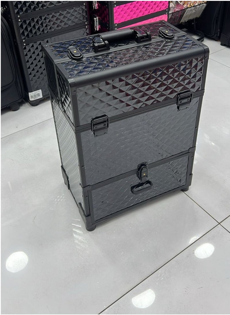 Organizer Rolling Makeup Trolley Cosmetics Suitcase