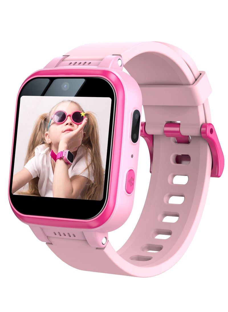 Kids Smart Watch Girls, Gifts For 3-10 Year Old Girls Dual Camera Touchscreen Smart Watch For Kids With Music Player, Educational Toys Toddles Birthday Gift For Girls Ages 6 7 8