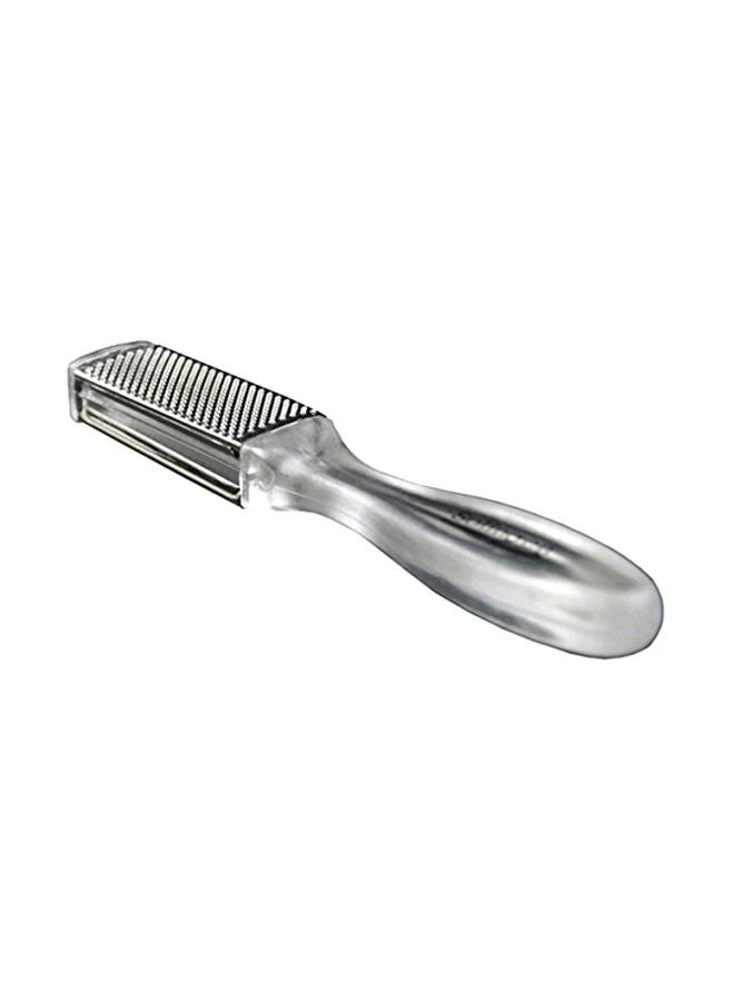 Double Sided Foot Rasp File Clear/Silver