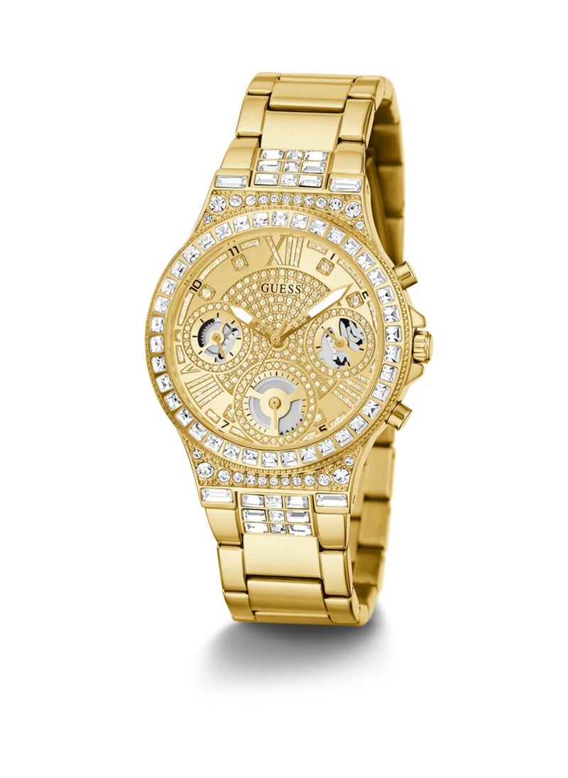 Moonlight Women's Gold Tone Multi-function Stainless Steel Watch GW0320L2 - 36mm - Gold