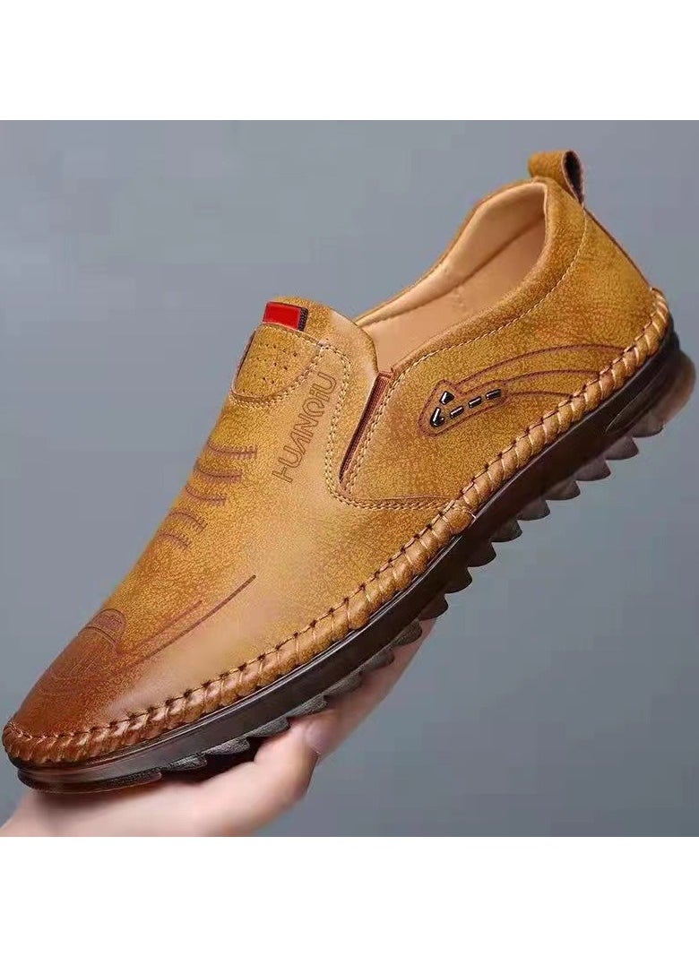 Versatile Retro Casual Leather Shoes