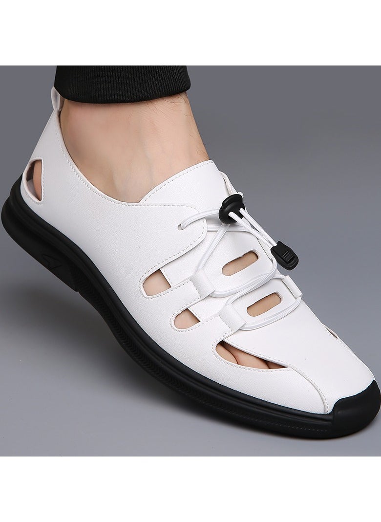 Versatile Retro Casual Leather Shoes