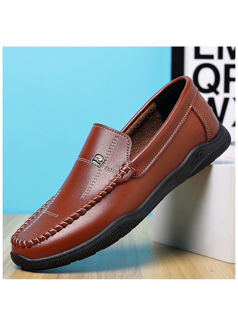 Versatile Retro Casual Leather Shoes