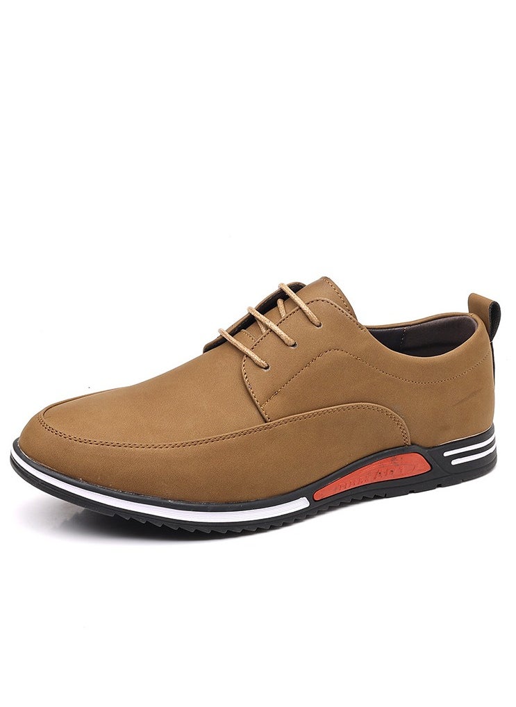 Versatile Retro Casual Leather Shoes