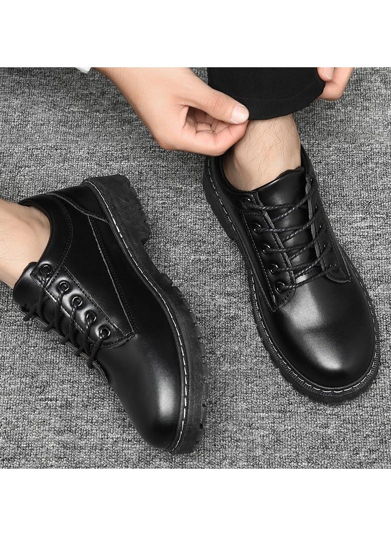 Versatile Retro Casual Leather Shoes