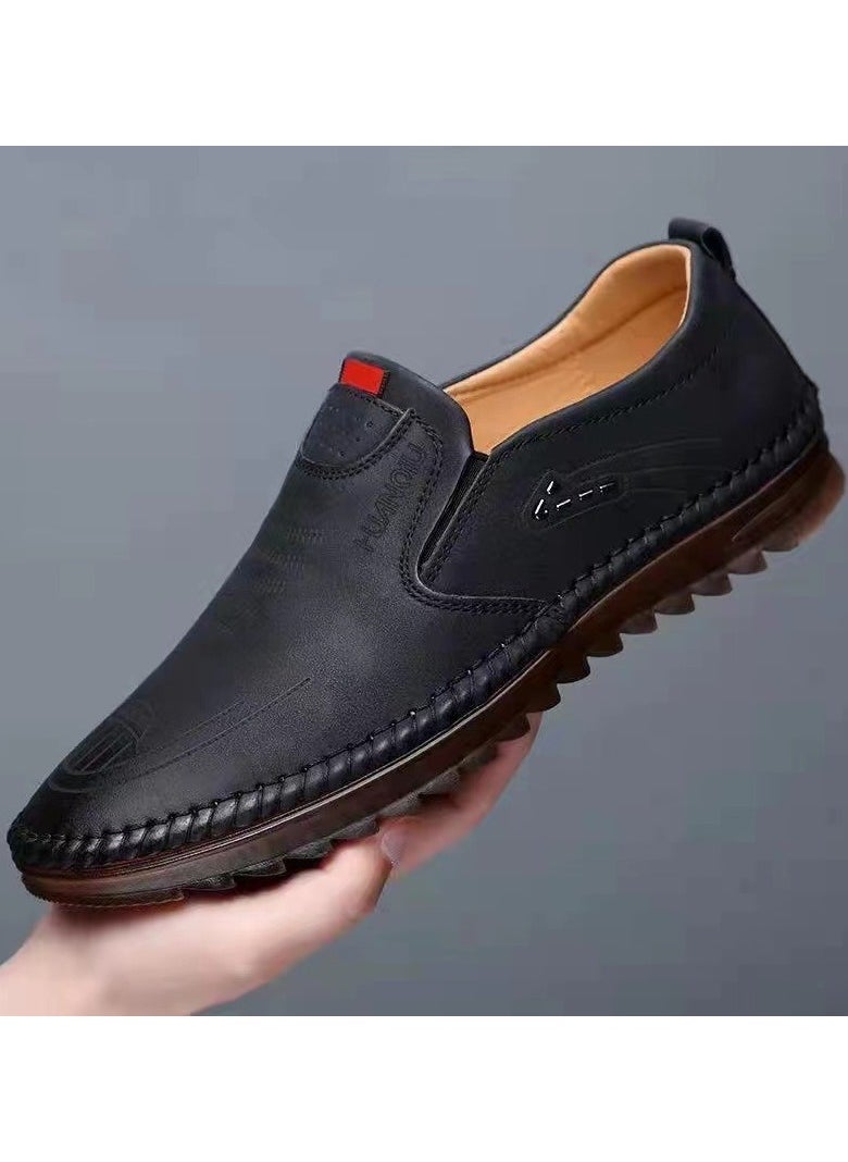 Versatile Retro Casual Leather Shoes