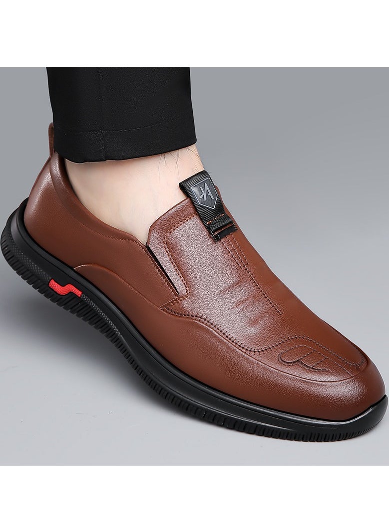 Versatile Retro Casual Leather Shoes