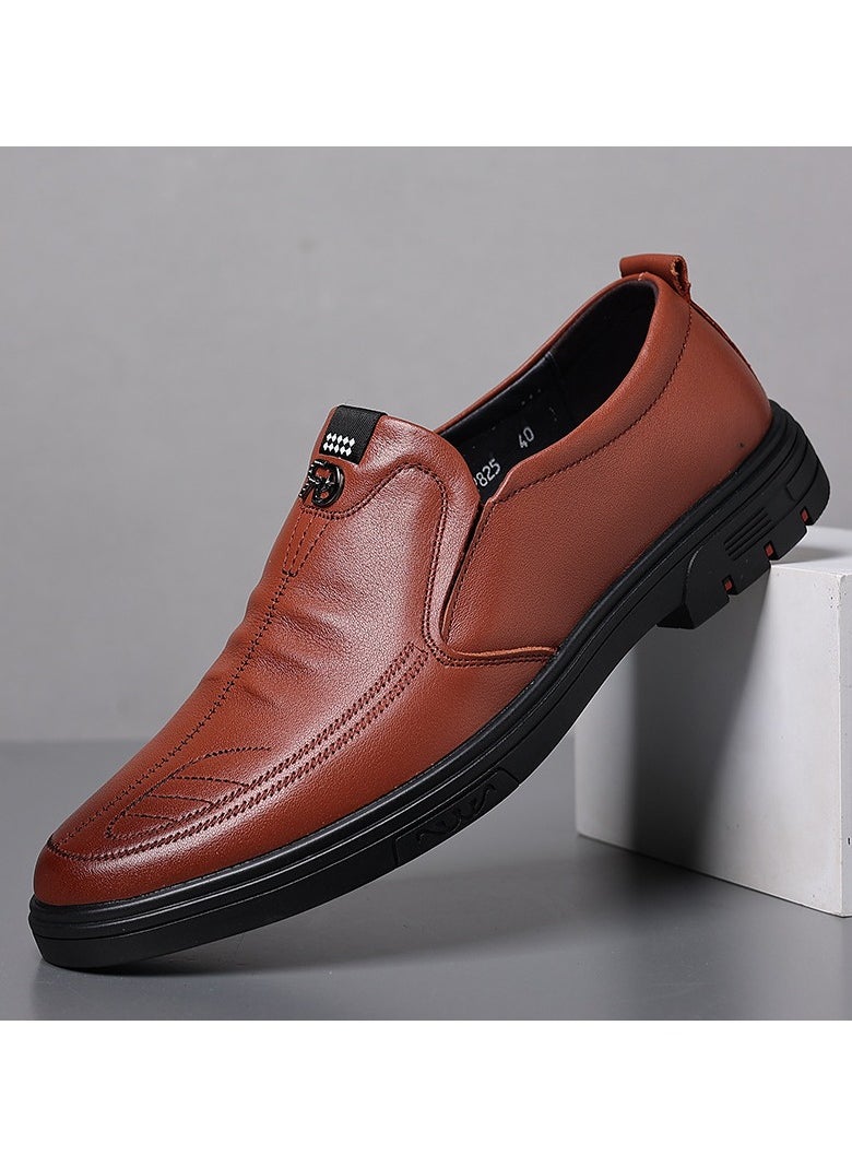 Versatile Retro Casual Leather Shoes