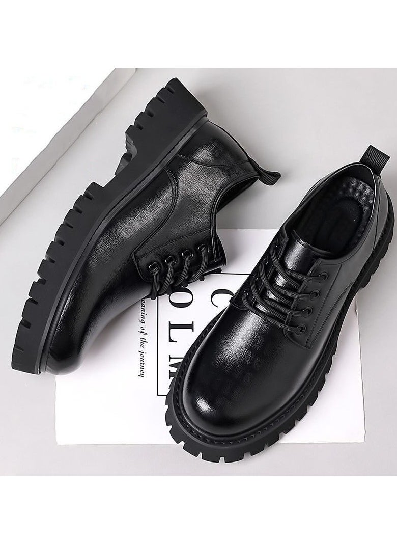 Versatile Retro Casual Leather Shoes