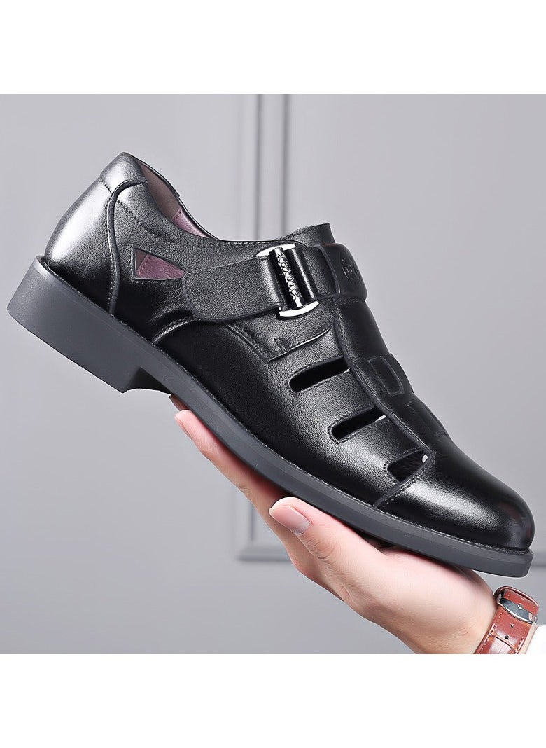 Versatile Retro Casual Leather Shoes