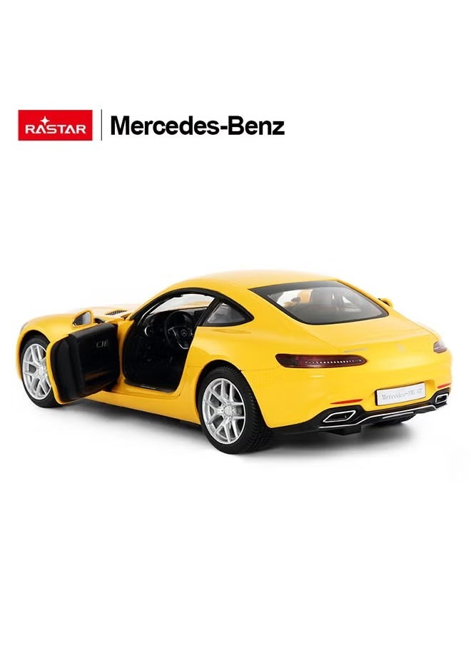 R/C 1:36 Mercedes-AMG GT vehicle model yellow