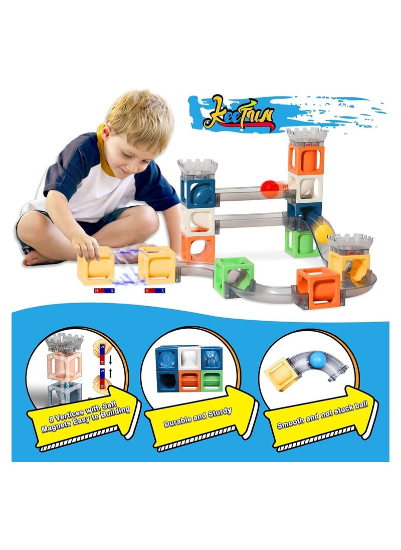 99-Piece DIY Pipe Building Blocks Set – Educational Ball Bearing Construction Toy for Kids