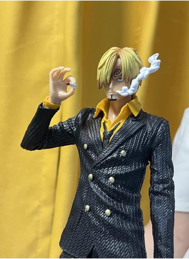 One piece Dream Sanji Action Figure Decorative Resin Sculpture Home Decor Statue, Art Figurine Home Ornament Decoration for Office, Living Room, Bedroom, Book Shelf, TV Cabinet, Desktop