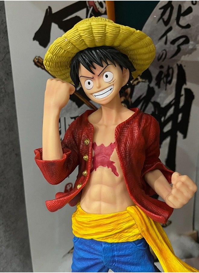 One piece Sunny Luffy Action Figure Decorative Resin Sculpture Home Decor Statue, Art Figurine Home Ornament Decoration for Office, Living Room, Bedroom, Book Shelf, TV Cabinet, Desktop