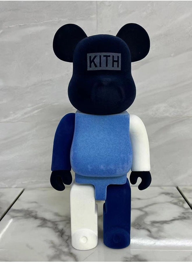 Bearbrick (blue KITH) statue trendy culture doll ornaments