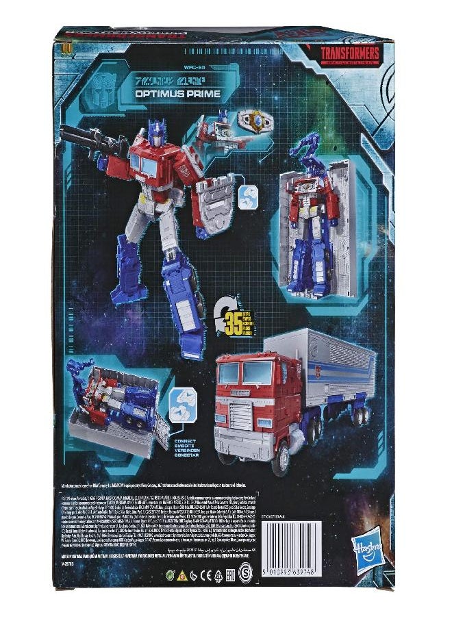 Transformers Toys Generations War for Cybertron: Earthrise Leader WFC-E11 Optimus Prime Action Figure - Kids Ages 8 and Up, 7-inch