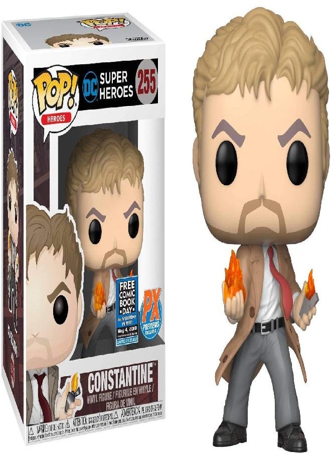 Funko Pop Heroes: DC Super Heroes - Constantine Collectible Figure, Multicolor