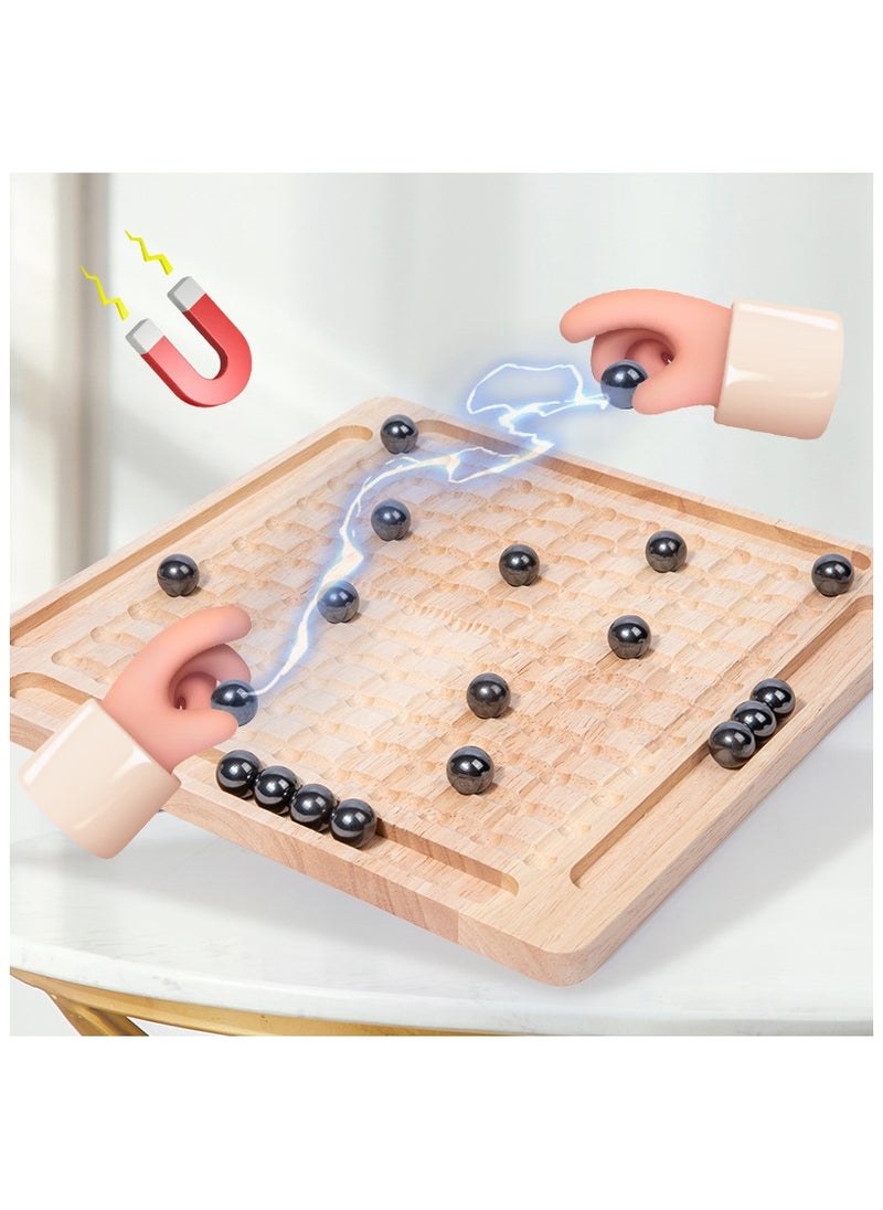 Magnetic Chess Game, Magnet Induction Chess Board Game, Infinity Game Table Magnetic Balls, Magnetic Rocks Game,Travel Chess Stones Set Party Supplies for Family Gathering,Magnetic Board Game