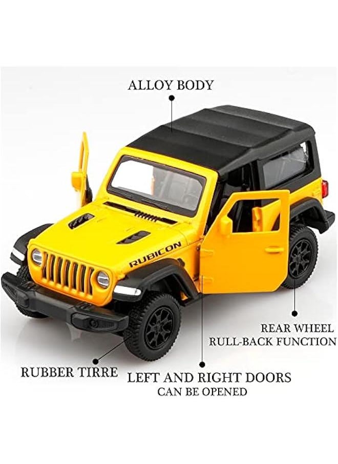 1/36 Scale Jeep Wrangler 2dr Diecast Car Models,Pull Back Vehicles Toy Cars,Cars Gifts for Boys Girls