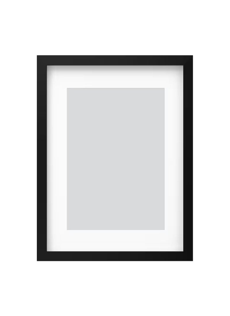 Picture Frame Black Plastic & Fibreboard 30x40 cm