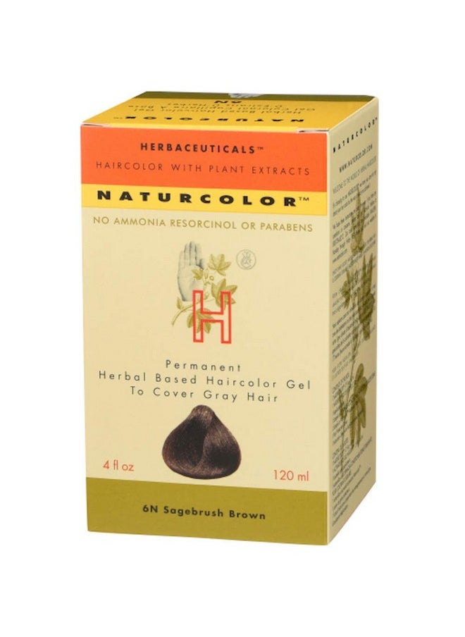 Haircolor Hair Dye - Sagebrush Brown, 4 Fl Oz (6N)