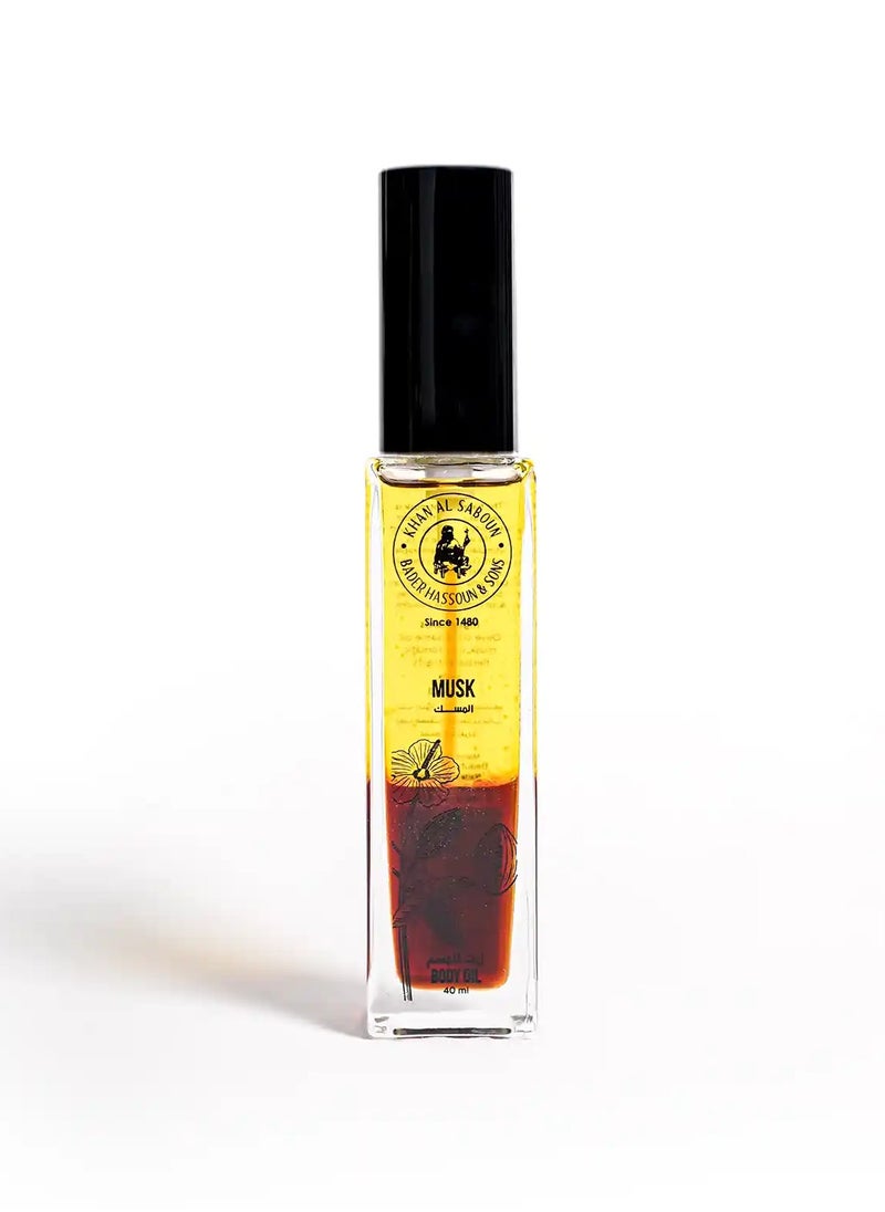 Musk Aromatherapy Oil - Natural&Organic 40 ml - Luxurious, Sophisticated Scent for All Skin Types