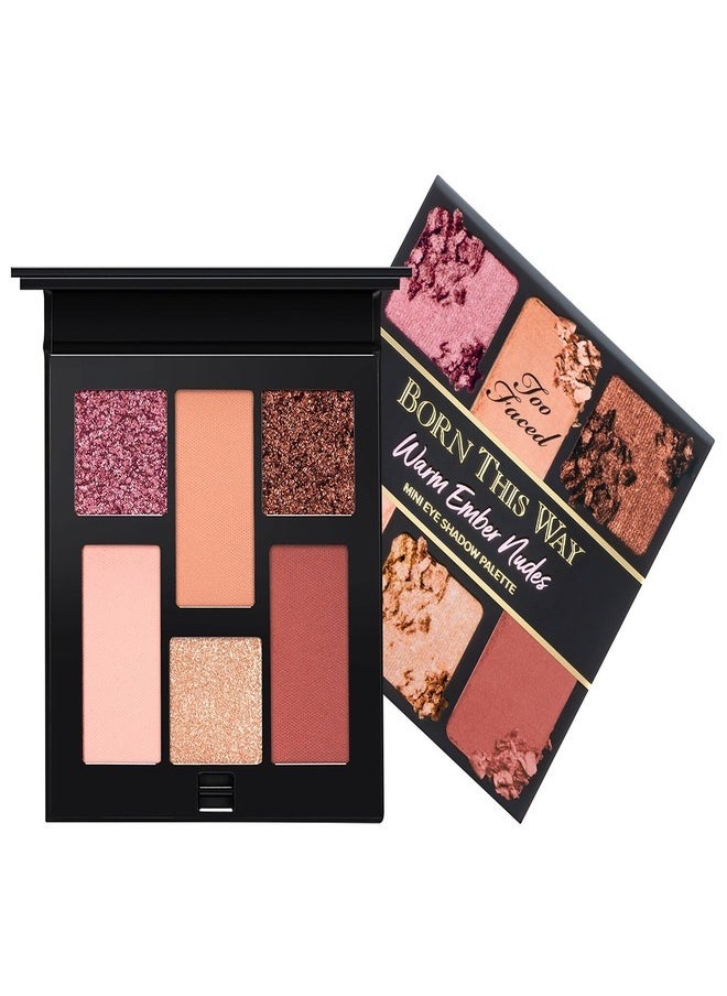 TOO FACED Born This Way Complexion-Inspired Mini Eye Shadow Palettes Warm Ember Nudes (5.70g)