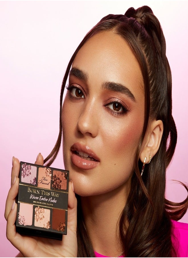 TOO FACED Born This Way Complexion-Inspired Mini Eye Shadow Palettes Warm Ember Nudes (5.70g)