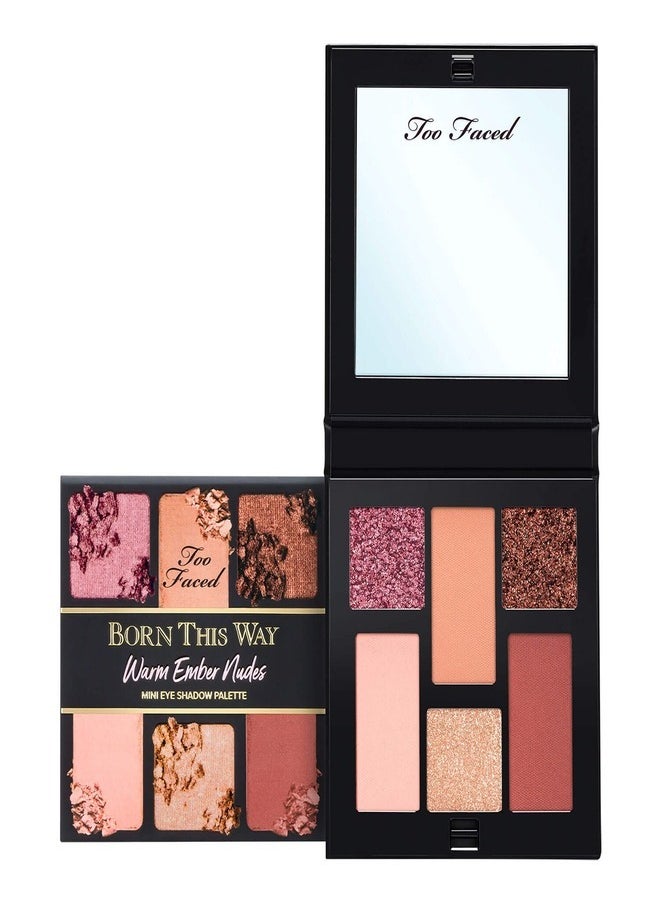 TOO FACED Born This Way Complexion-Inspired Mini Eye Shadow Palettes Warm Ember Nudes (5.70g)