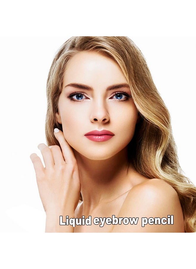 Waterproof Eyebrow Pen - Microblading Eyebrow Pencil With A Micro-Fork Tip Applicator - Creates Natural Looking Brows Makeup Effortlessly