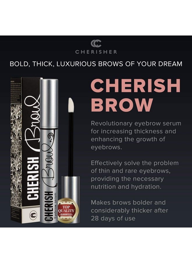 Rowth Serum - Cherisher | Conditioner That Cherish Your Natural Brows, Make It Bold, Thick And Defined | Enhancer That Stimulates Regrowth New Eyebrows