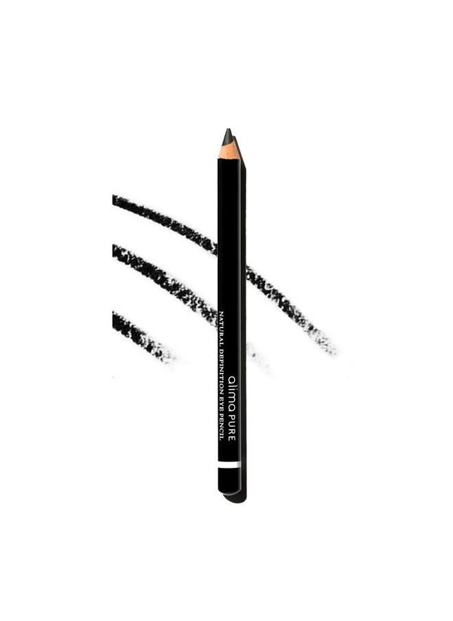 Natural Eye Pencil, Black Eyeliner With Jojoba Oil, Natural Look Black Eye Liner Pencil, Vegan Eyeliner Pencil, Eye Makeup Black Eyeliner Ink (.04 Oz/ 1.14 G)