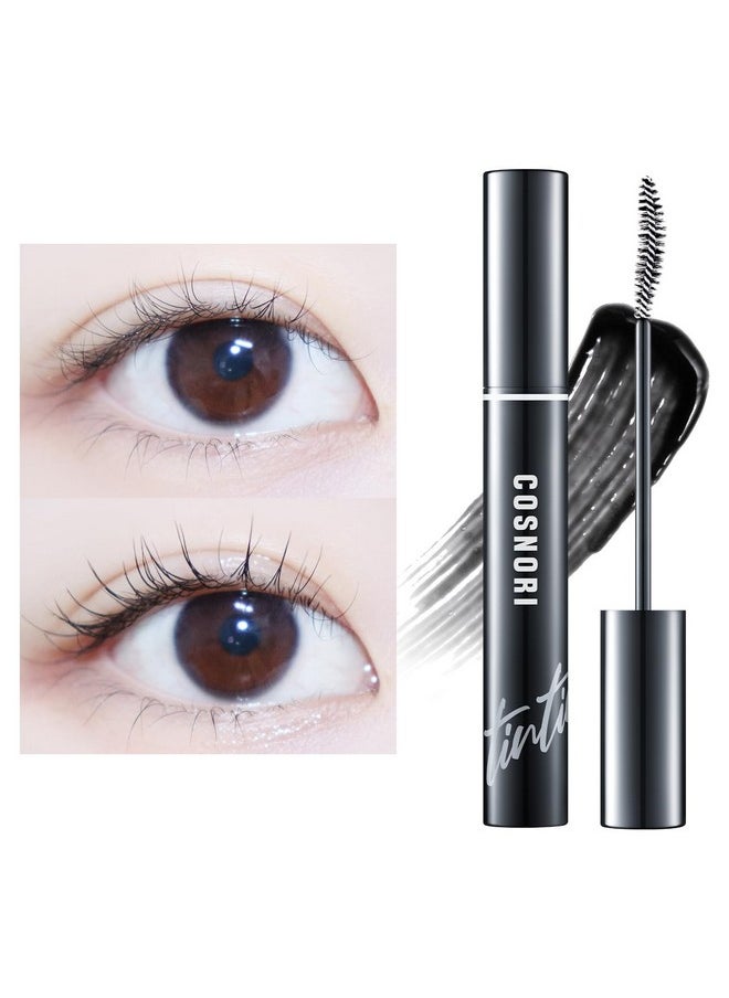 Eyelash Tinting Serum 01 Deep Black - Korean Eyelash Boost Tinted Serum - Eyebrow Growth Enhancer For Longer And Thicker - Lash Perm Essential - Vegan, Irritation Free 0.3 Fl.Oz / 9G (Black)