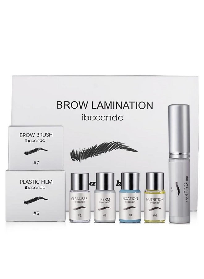 Eyebrow Lamination Brow Lifting Kit - Professional Diy Perm Kit For Instant Eyebrow Lift - Ideal For Home & Salon Use