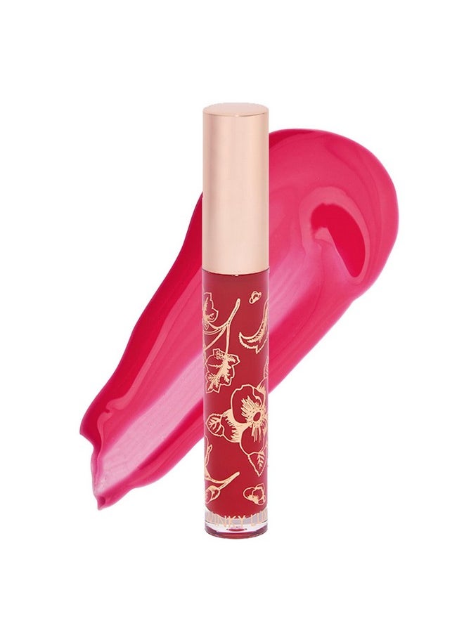 Fruity Gloss Ph Lip Stain, Non Sticky Lip Gloss, Tinted Lip Oil, Lip Lacquer, Yummy Fruit Lipgloss, Jojoba Oil For Hydration & Shine, Raspberry