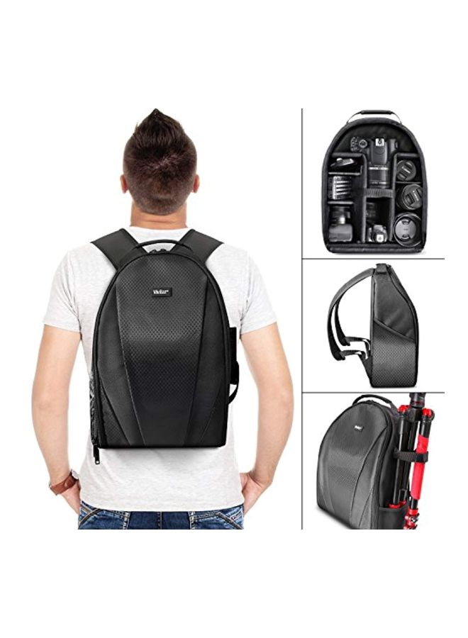 Backpack For DSLR Camera Black